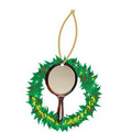Mirror Gift Shop Wreath Ornament w/ Mirrored Back (10 Square Inch)